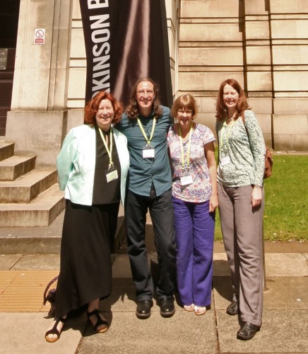 Jane Cartwright, Martin Crampin, Janet Burton and Jenny Day at Leeds.